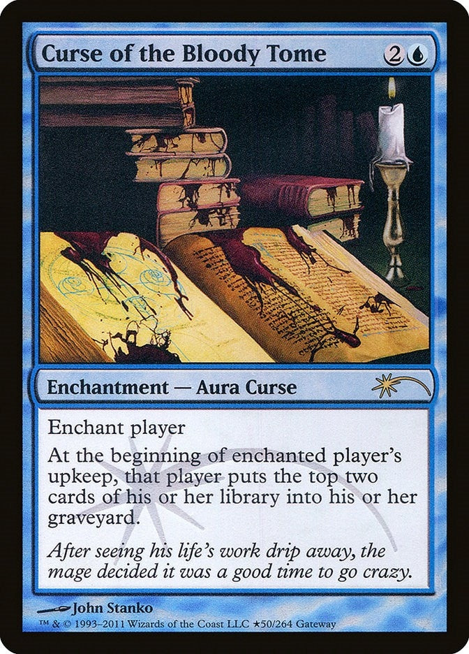 Image for Curse of the Bloody Tome (80) [WPN & Gateway Promos] - Magic: The Gathering