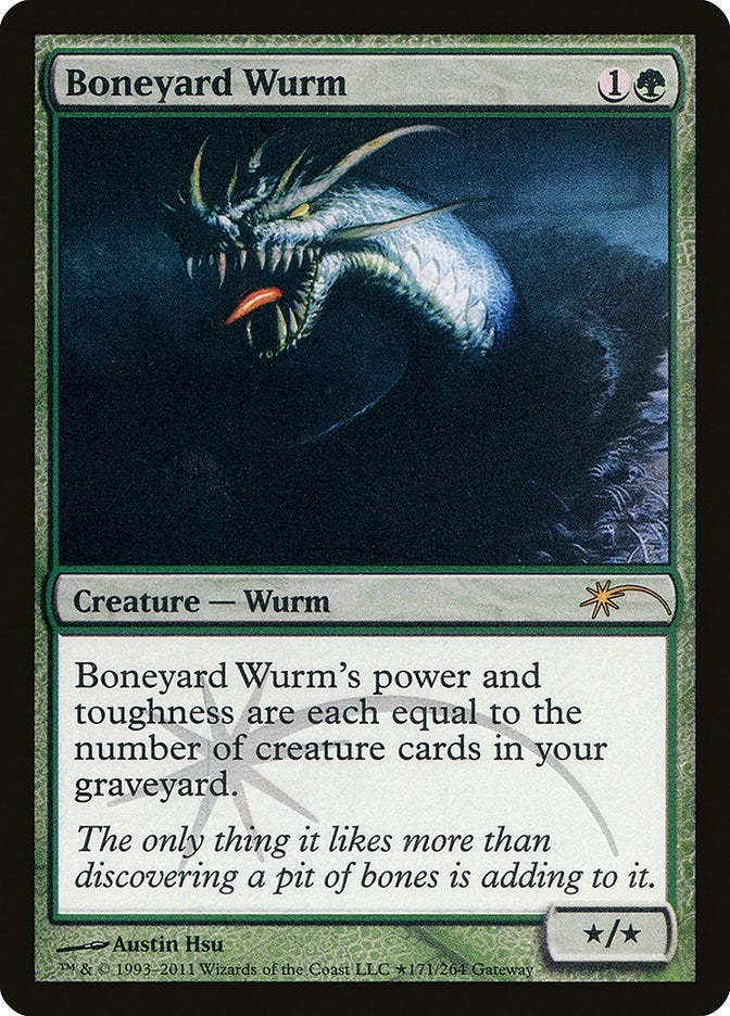 Image for Boneyard Wurm (84) [WPN & Gateway Promos] - Magic: The Gathering