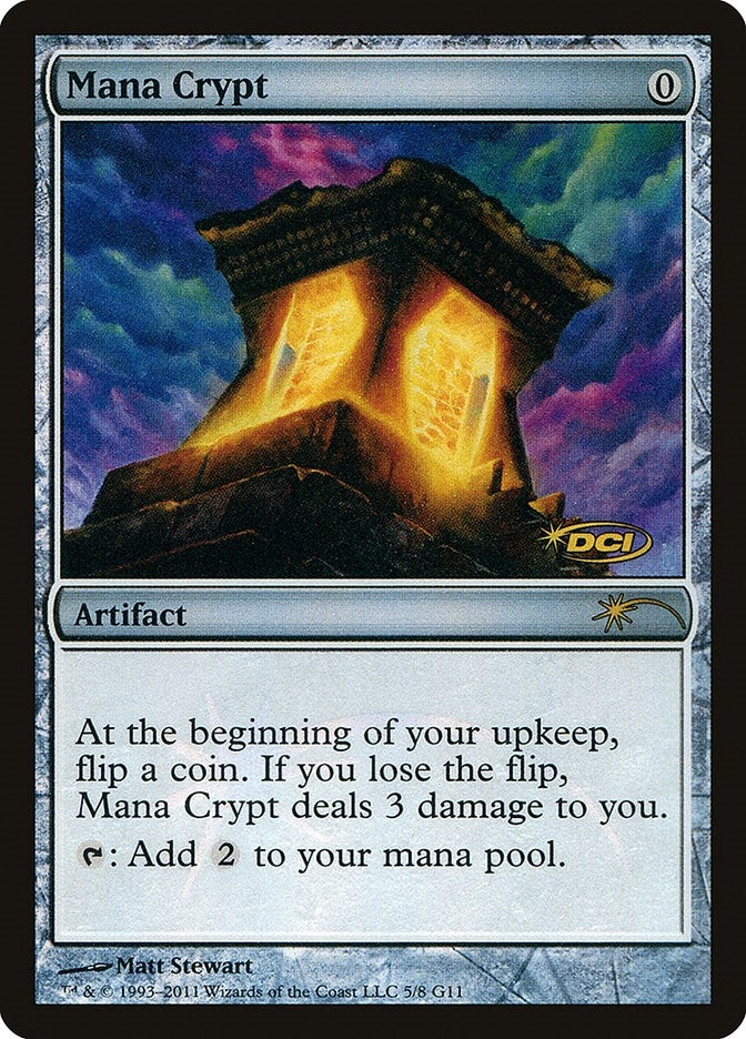 Image for Mana Crypt (5) [Judge Promos] - Magic: The Gathering