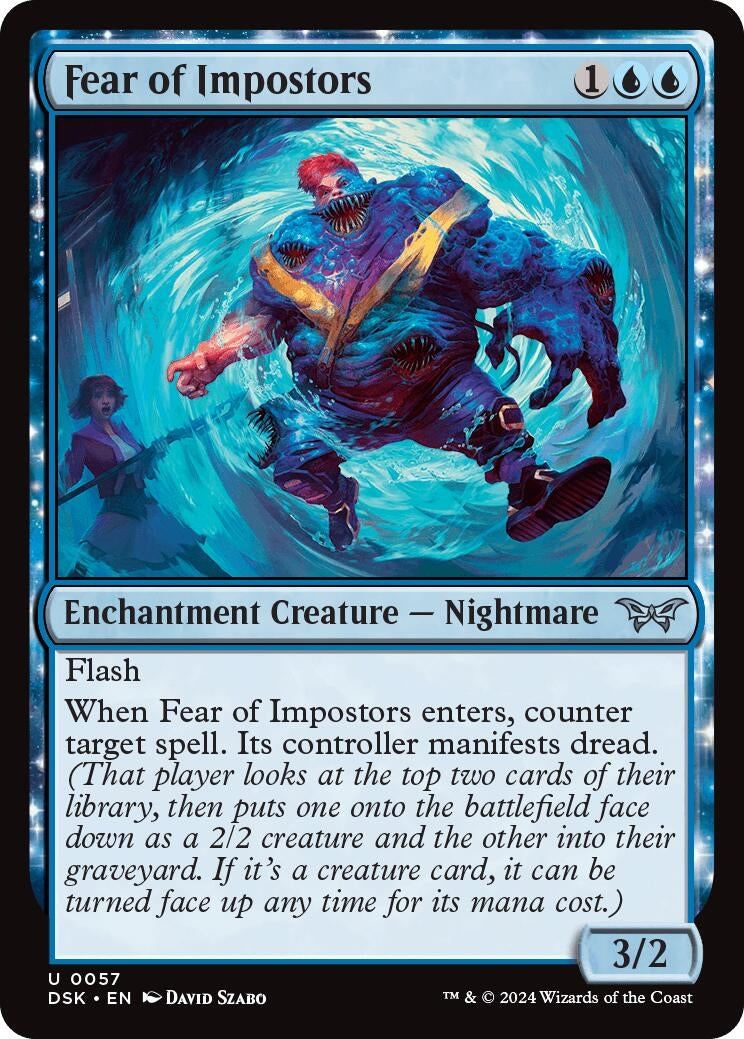Image for Fear of Impostors (57) [Duskmourn: House of Horror] - Magic: The Gathering