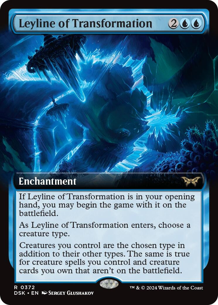 Image for Leyline of Transformation (Extended Art) (372) [Duskmourn: House of Horror] - Magic: The Gathering