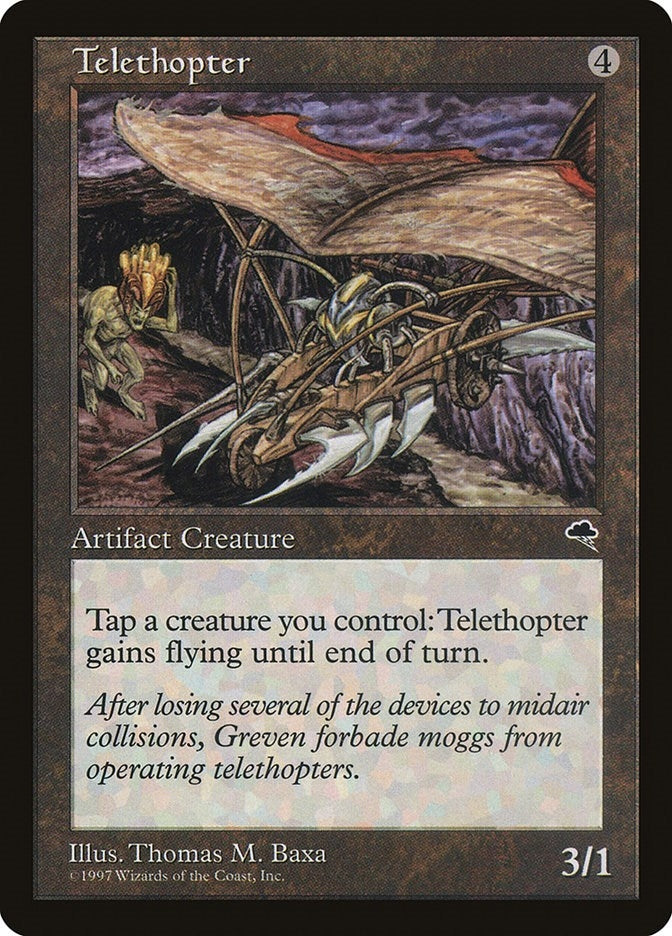 Image for Telethopter (311) [Tempest] - Magic: The Gathering