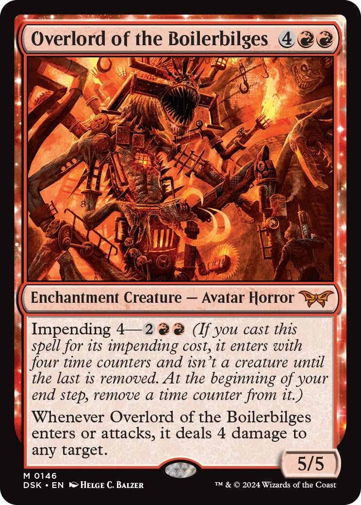 Image for Overlord of the Boilerbilges (146) [Duskmourn: House of Horror] - Magic: The Gathering