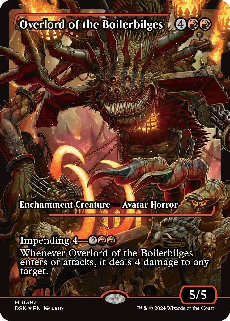 Image for Overlord of the Boilerbilges (Showcase) (393) [Duskmourn: House of Horror] - Magic: The Gathering