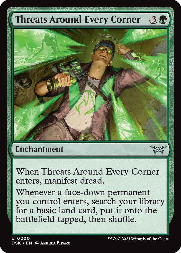 Image for Threats Around Every Corner (200) [Duskmourn: House of Horror] - Magic: The Gathering