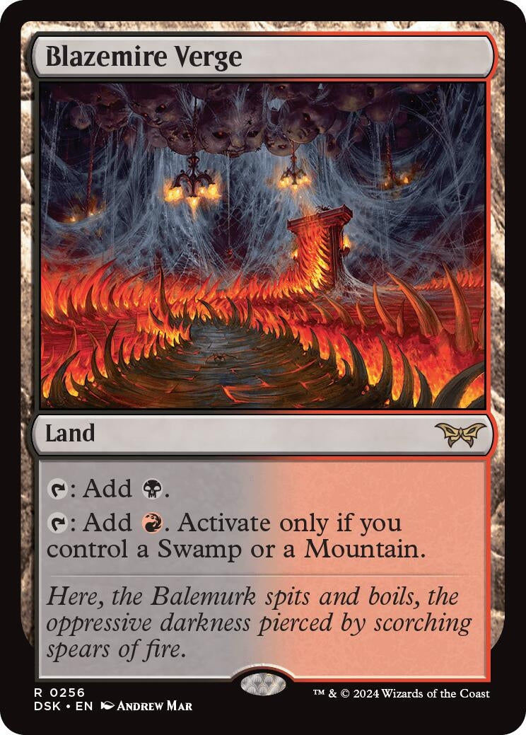 Image for Blazemire Verge (256) [Duskmourn: House of Horror] - Magic: The Gathering