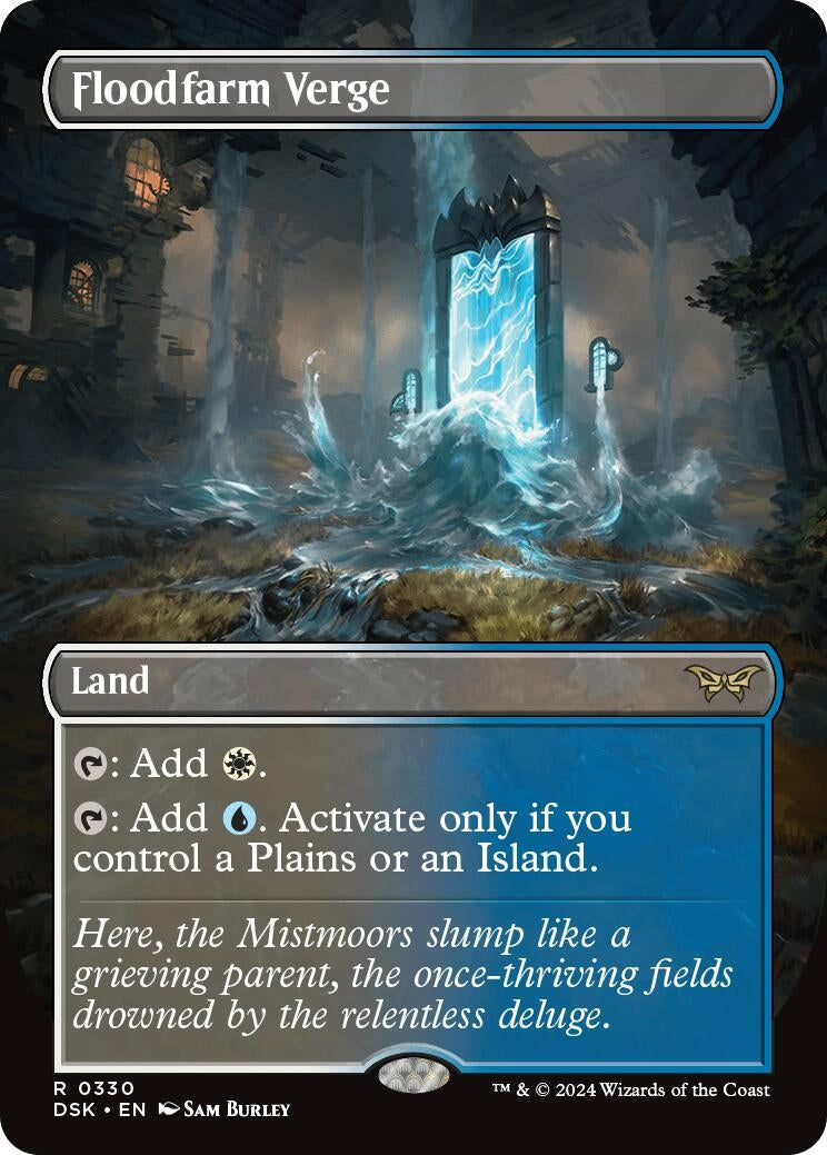 Image for Floodfarm Verge (Borderless) (330) [Duskmourn: House of Horror] - Magic: The Gathering