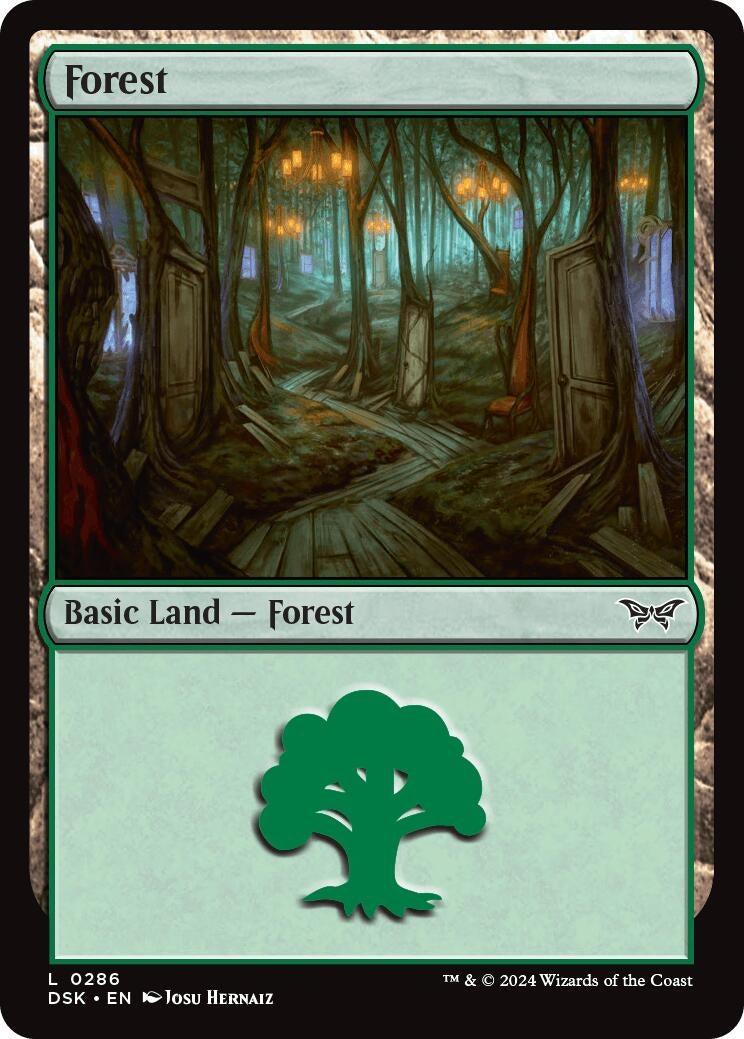 Image for Forest (0286) (286) [Duskmourn: House of Horror] - Magic: The Gathering