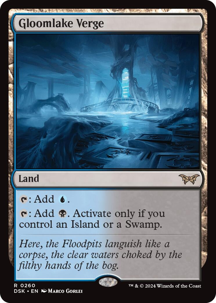 Image for Gloomlake Verge (260) [Duskmourn: House of Horror] - Magic: The Gathering