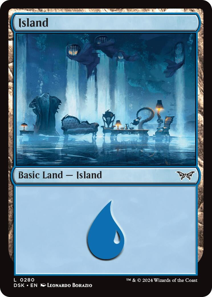 Image for Island (0280) (280) [Duskmourn: House of Horror] - Magic: The Gathering
