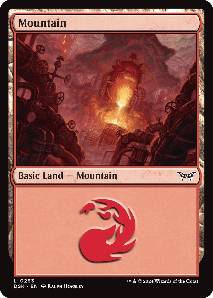 Image for Mountain (0283) (283) [Duskmourn: House of Horror] - Magic: The Gathering