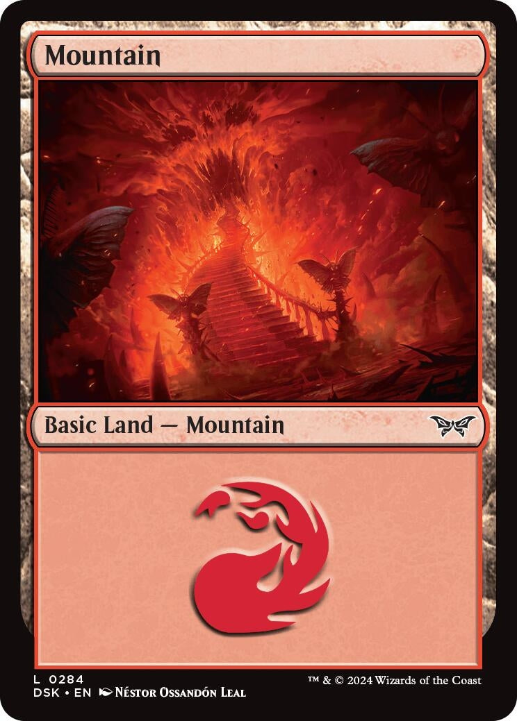 Image for Mountain (0284) (284) [Duskmourn: House of Horror] - Magic: The Gathering