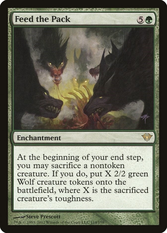 Image for Feed the Pack (114) [Dark Ascension] - Magic: The Gathering