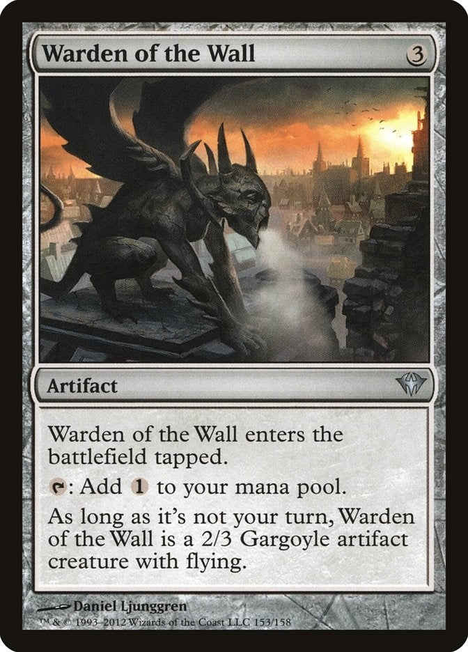 Image for Warden of the Wall (153) [Dark Ascension] - Magic: The Gathering