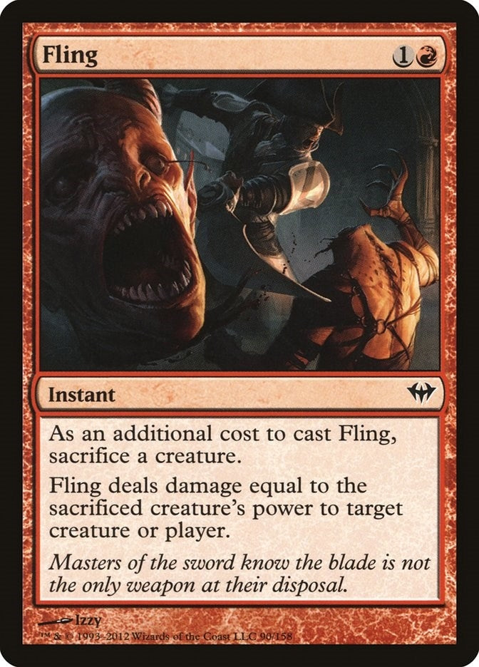 Image for Fling (90) [Dark Ascension] - Magic: The Gathering