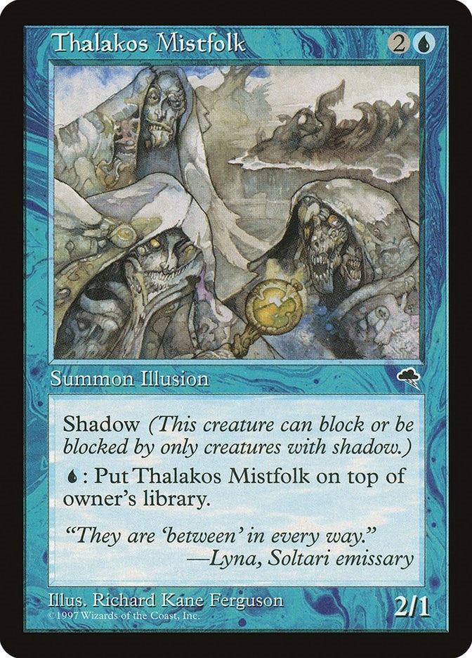 Image for Thalakos Mistfolk (93) [Tempest] - Magic: The Gathering