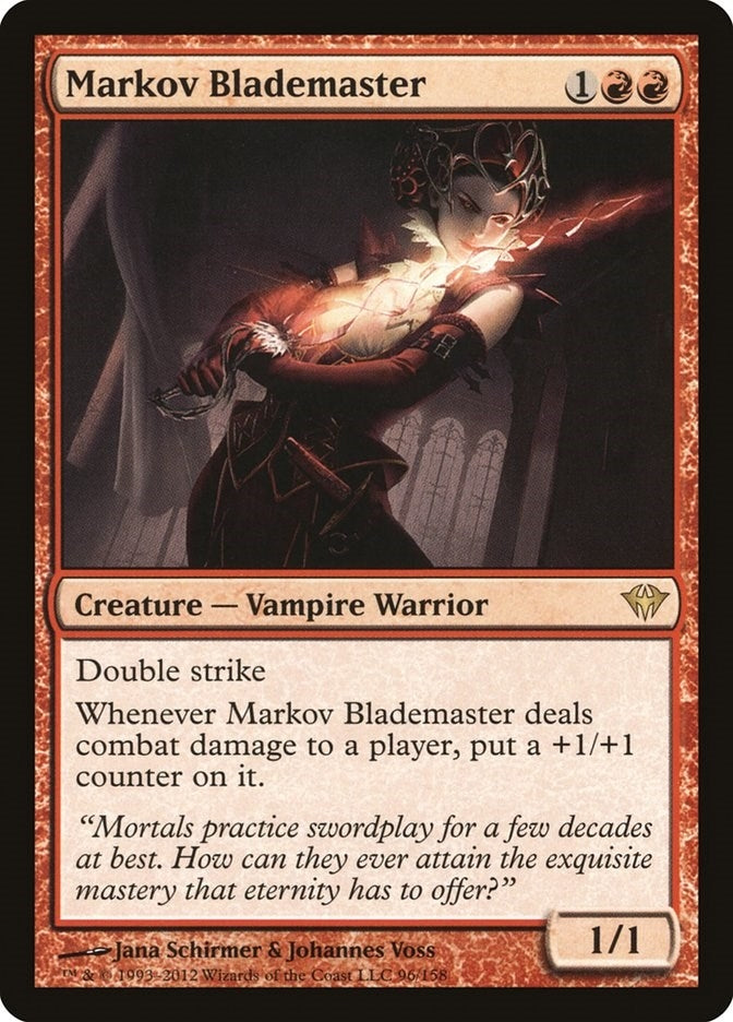Image for Markov Blademaster (96) [Dark Ascension] - Magic: The Gathering