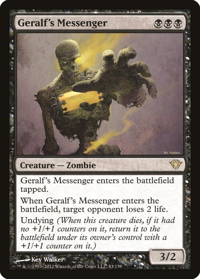 Image for Geralf's Messenger (63) [Dark Ascension] - Magic: The Gathering