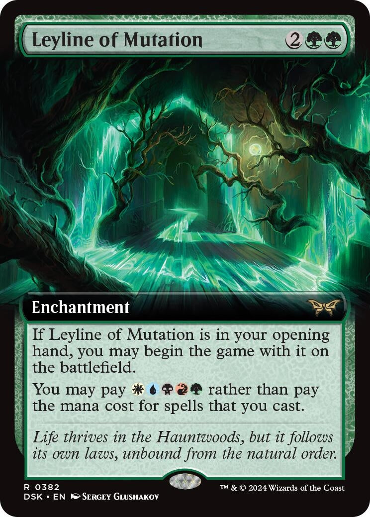 Image for Leyline of Mutation (Extended Art) (382) [Duskmourn: House of Horror] - Magic: The Gathering