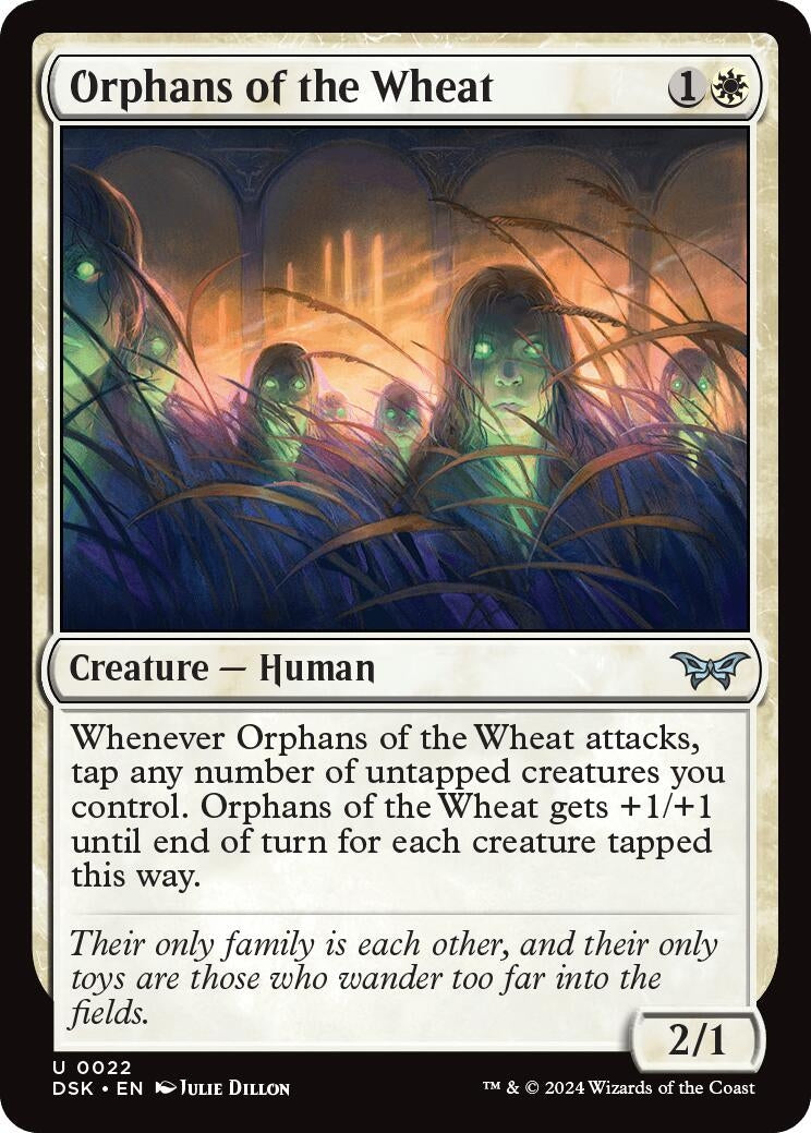 Image for Orphans of the Wheat (22) [Duskmourn: House of Horror] - Magic: The Gathering
