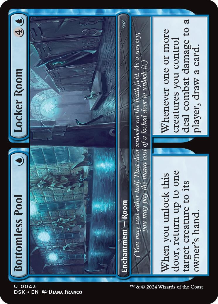 Image for Bottomless Pool // Locker Room (43) [Duskmourn: House of Horror] - Magic: The Gathering