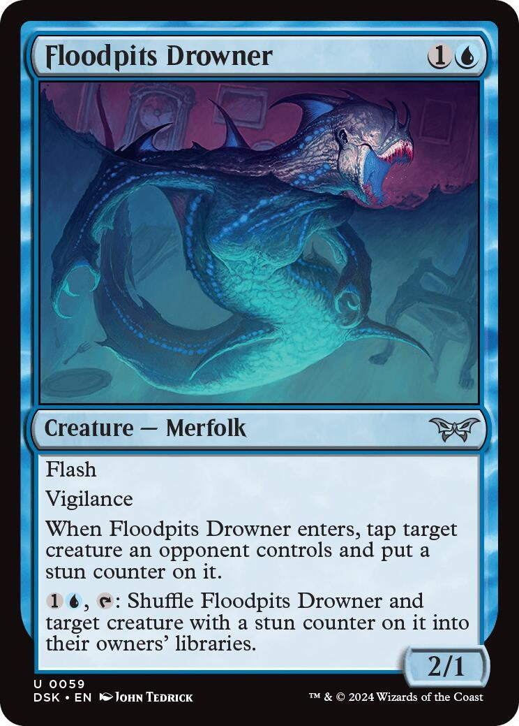 Image for Floodpits Drowner (59) [Duskmourn: House of Horror] - Magic: The Gathering