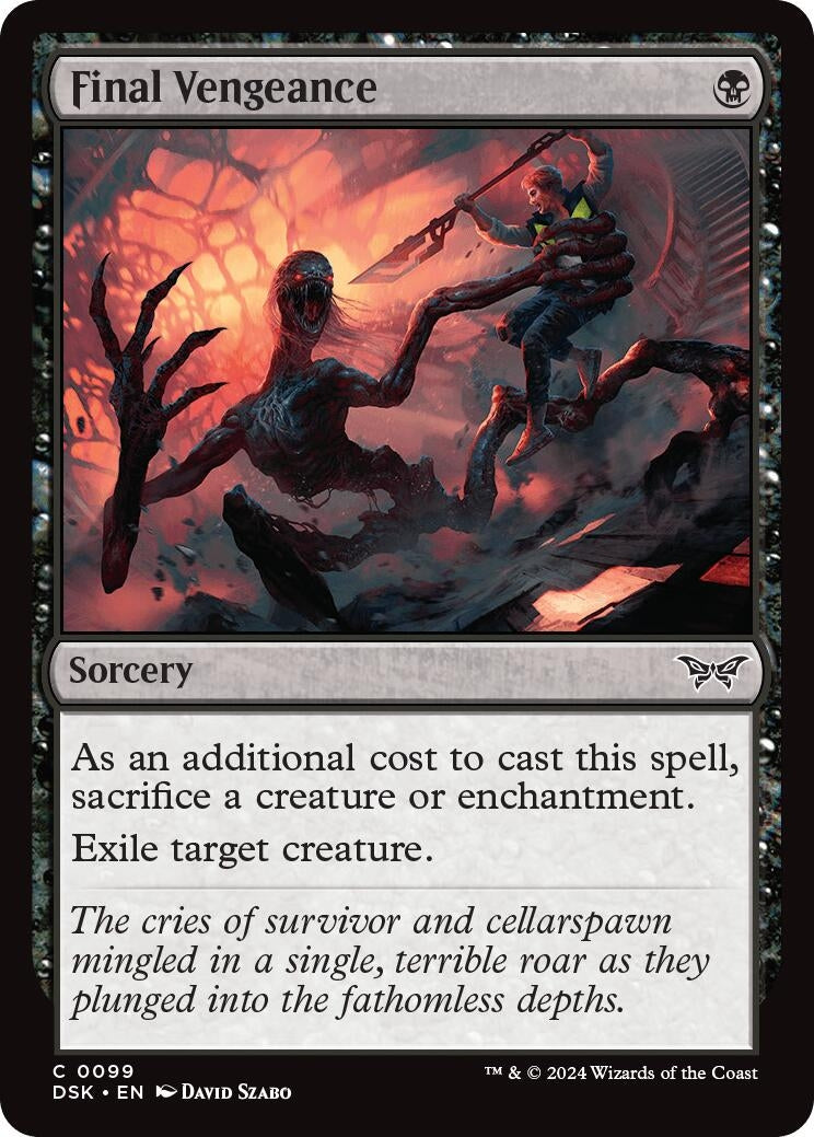 Image for Final Vengeance (99) [Duskmourn: House of Horror] - Magic: The Gathering