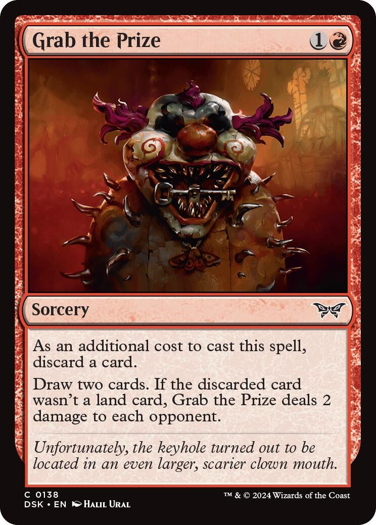 Image for Grab the Prize (138) [Duskmourn: House of Horror] - Magic: The Gathering