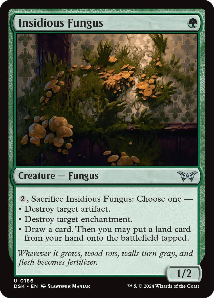 Image for Insidious Fungus (186) [Duskmourn: House of Horror] - Magic: The Gathering