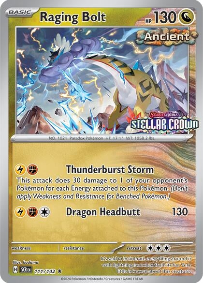 Image for Raging Bolt (Cosmo Holo) (Best Buy) (111/142) [Miscellaneous Cards & Products] - Pokemon