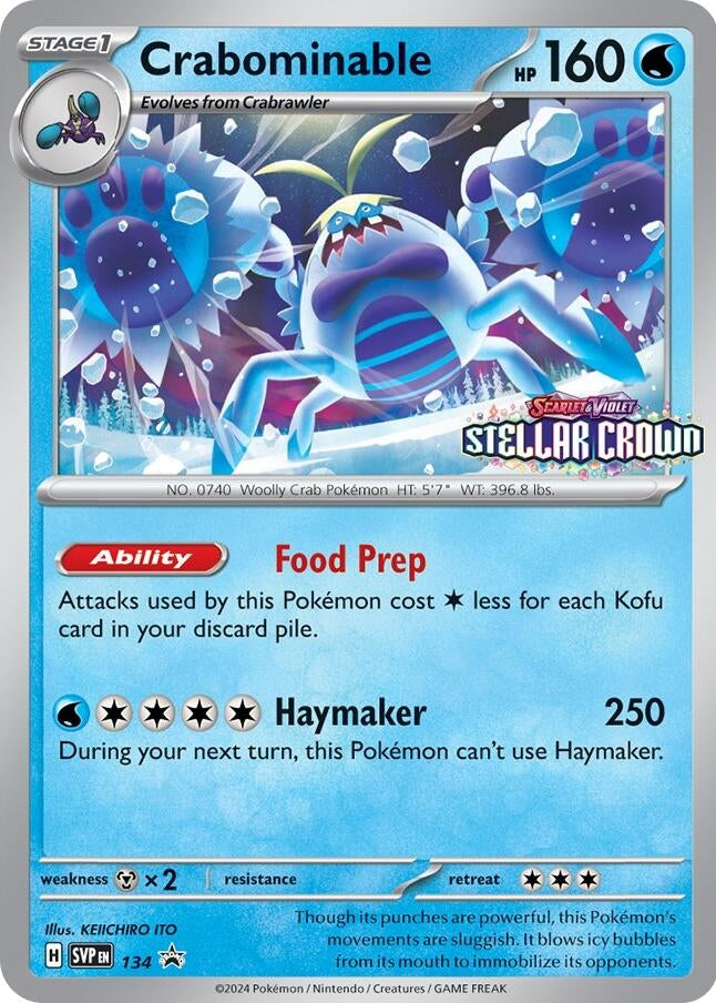 Image for Crabominable - 134 (134/142) [SV: Scarlet & Violet Promo Cards] - Pokemon