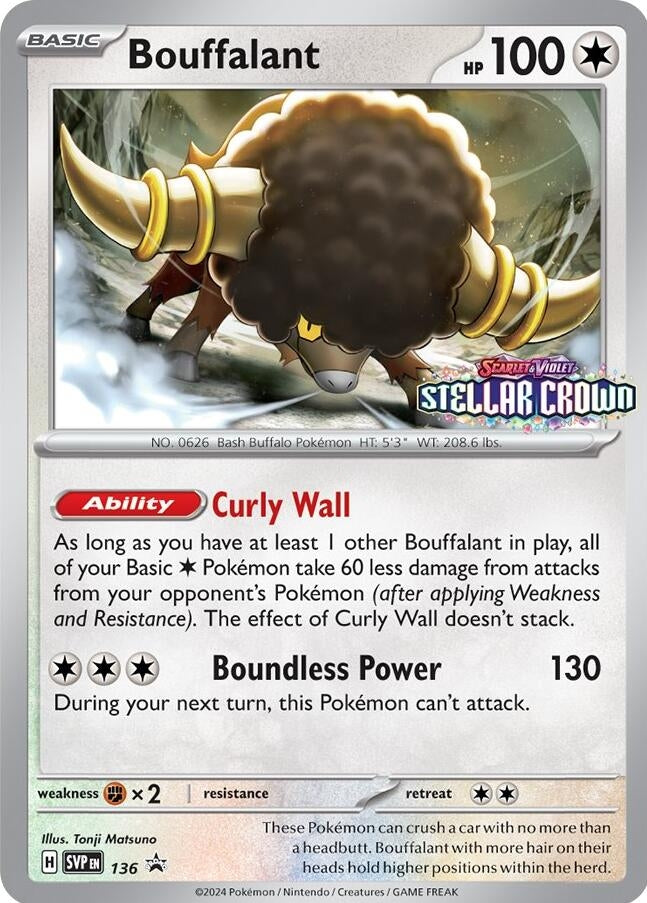 Image for Bouffalant - 136 (136) [SV: Scarlet & Violet Promo Cards] - Pokemon