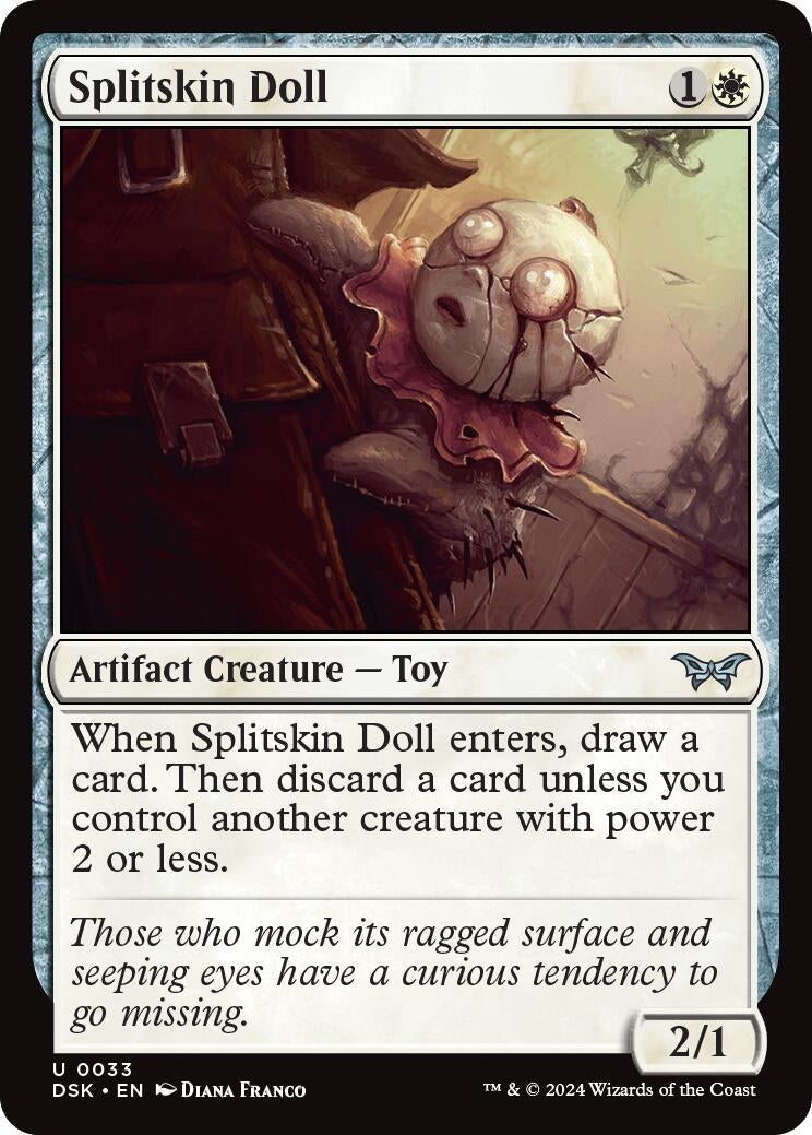 Image for Splitskin Doll (33) [Duskmourn: House of Horror] - Magic: The Gathering