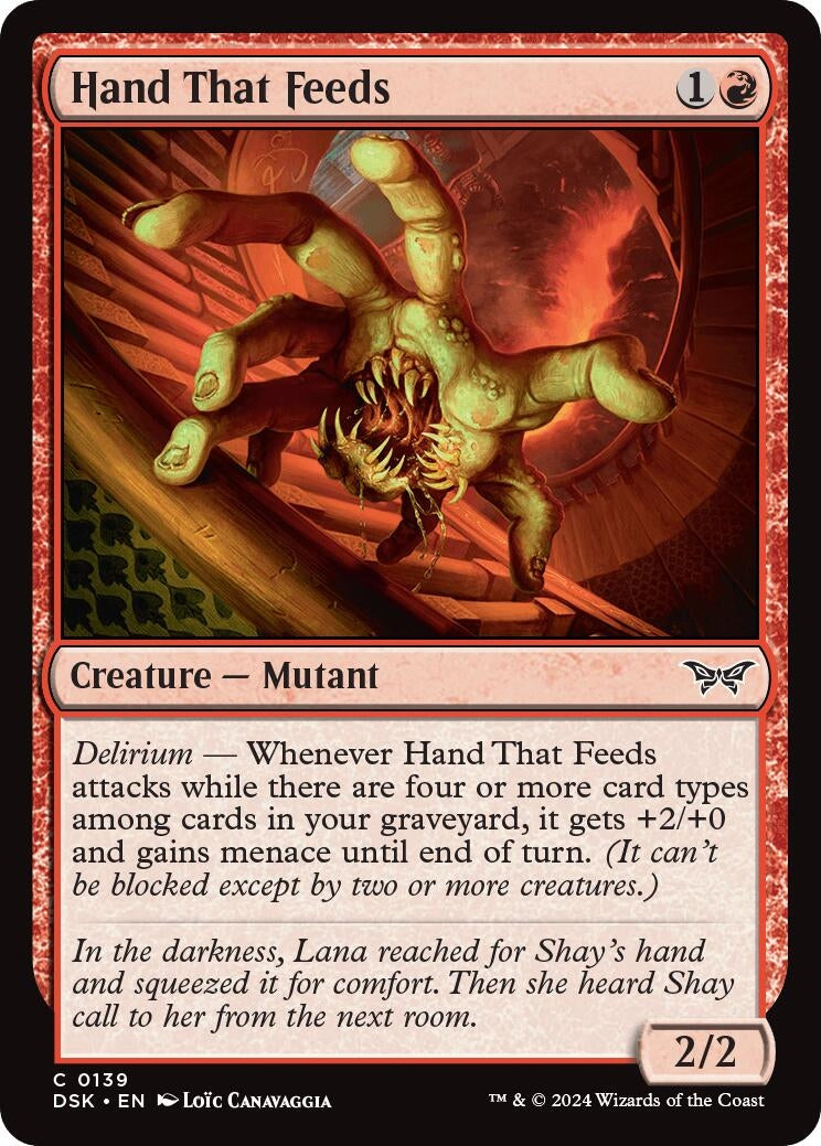 Image for Hand That Feeds (139) [Duskmourn: House of Horror] - Magic: The Gathering