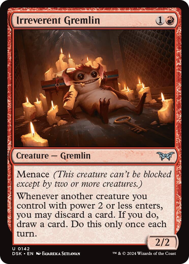 Image for Irreverent Gremlin (142) [Duskmourn: House of Horror] - Magic: The Gathering