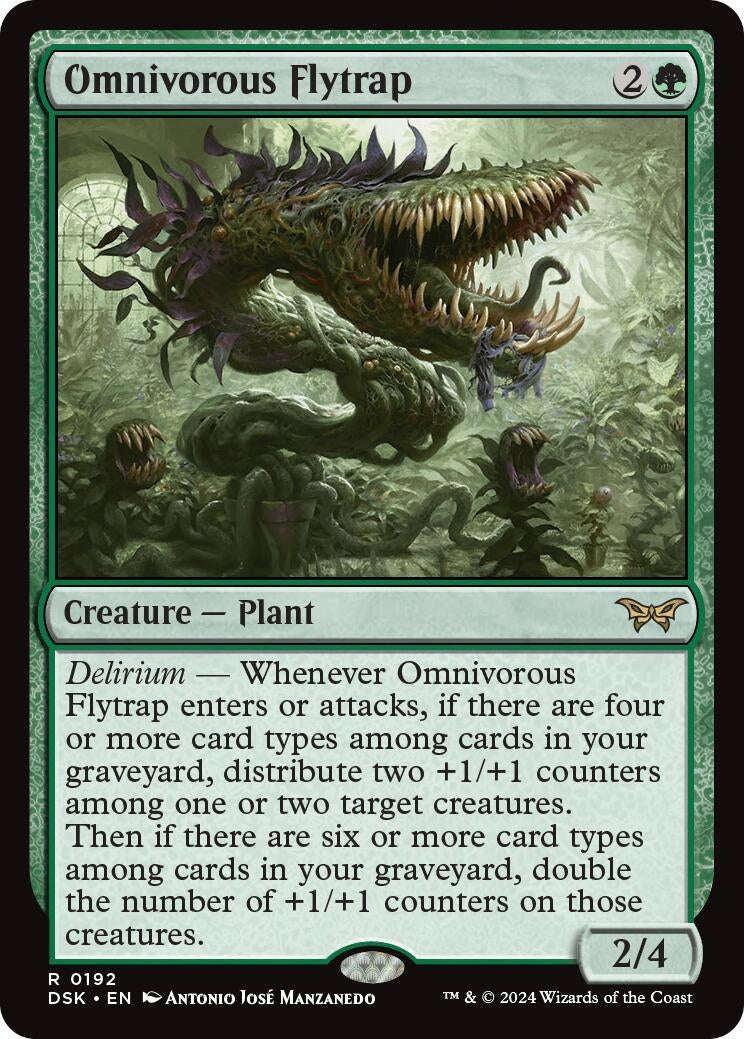 Image for Omnivorous Flytrap (192) [Duskmourn: House of Horror] - Magic: The Gathering