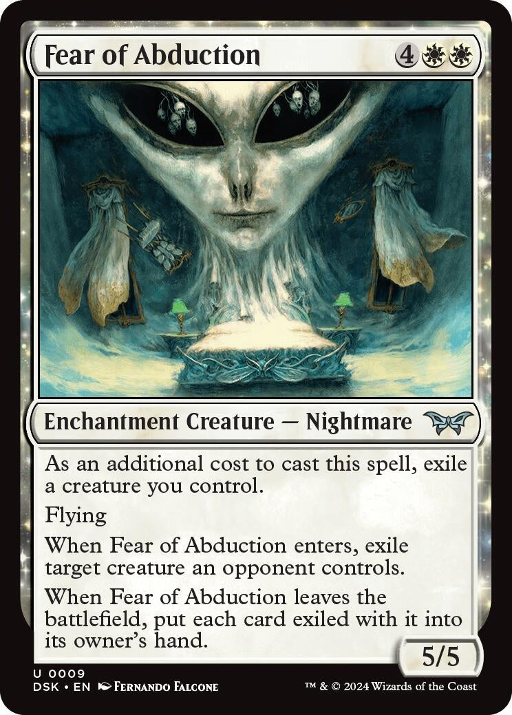 Image for Fear of Abduction (9) [Duskmourn: House of Horror] - Magic: The Gathering