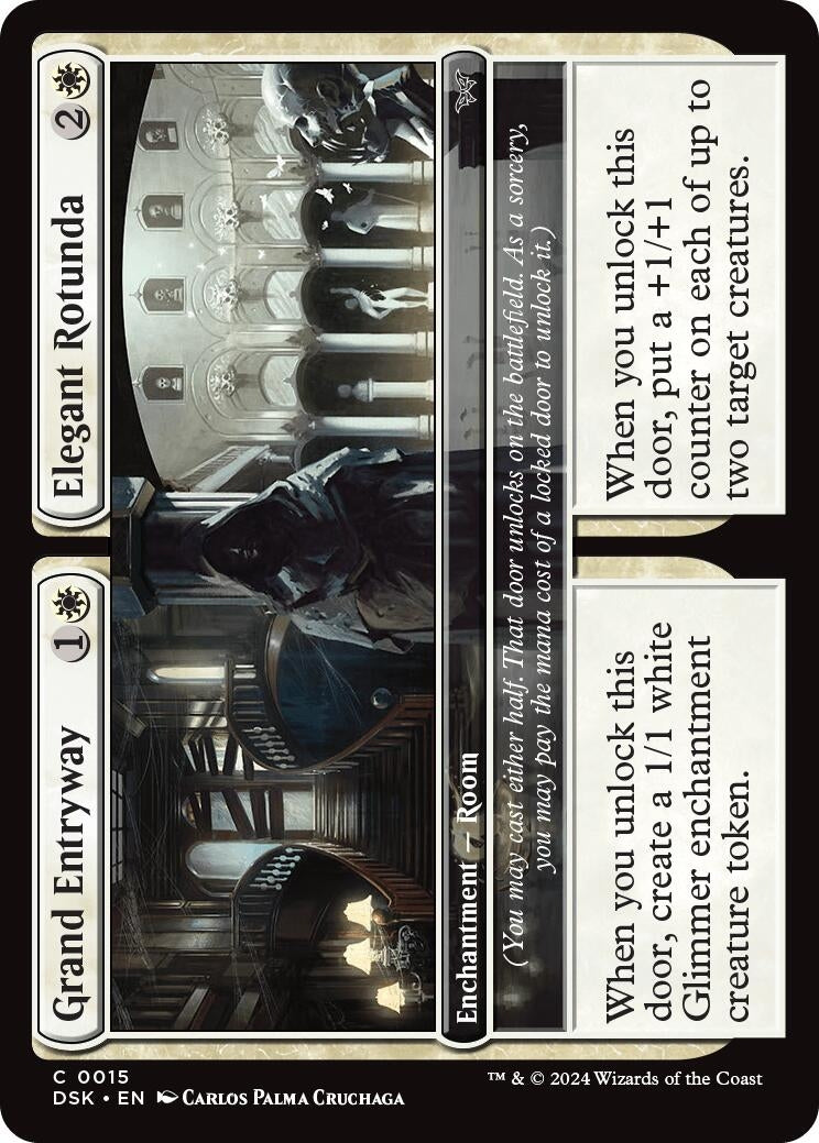Image for Grand Entryway // Elegant Rotunda (0015) (15) [Duskmourn: House of Horror] - Magic: The Gathering