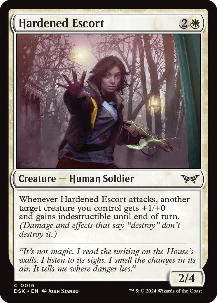 Image for Hardened Escort (16) [Duskmourn: House of Horror] - Magic: The Gathering