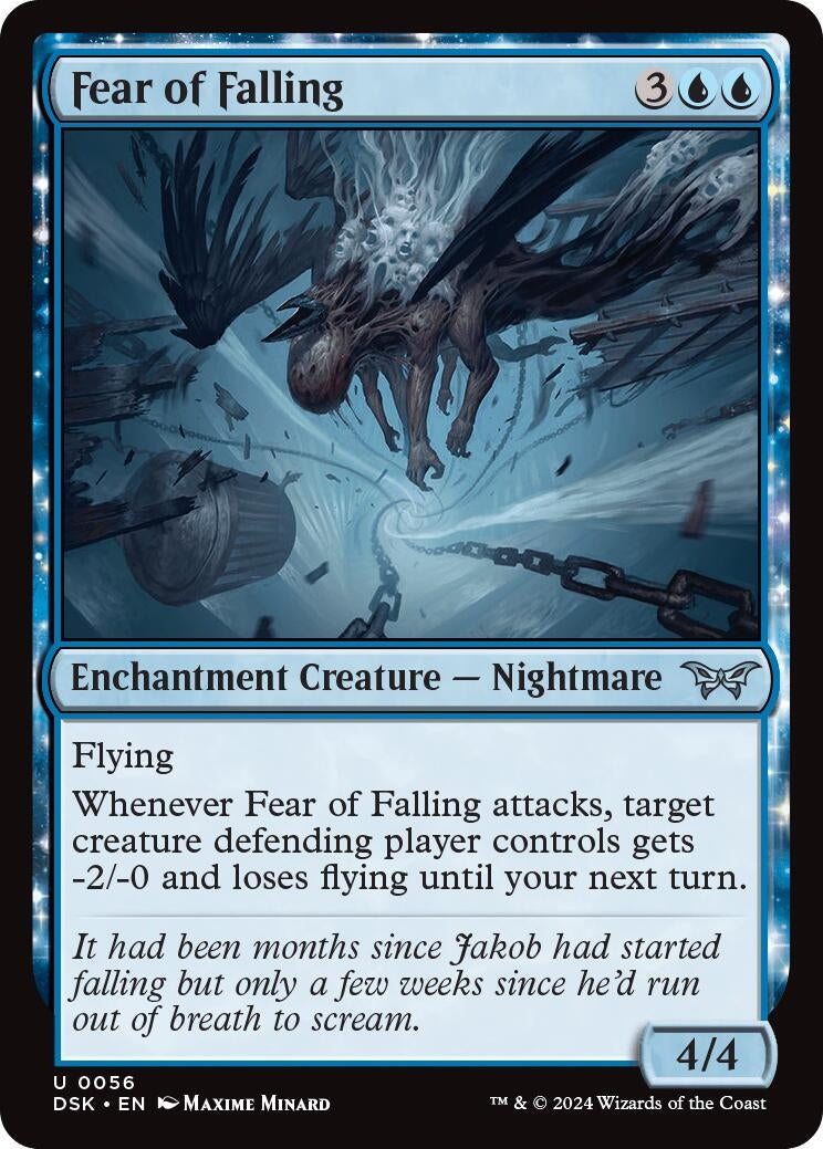 Image for Fear of Falling (56) [Duskmourn: House of Horror] - Magic: The Gathering