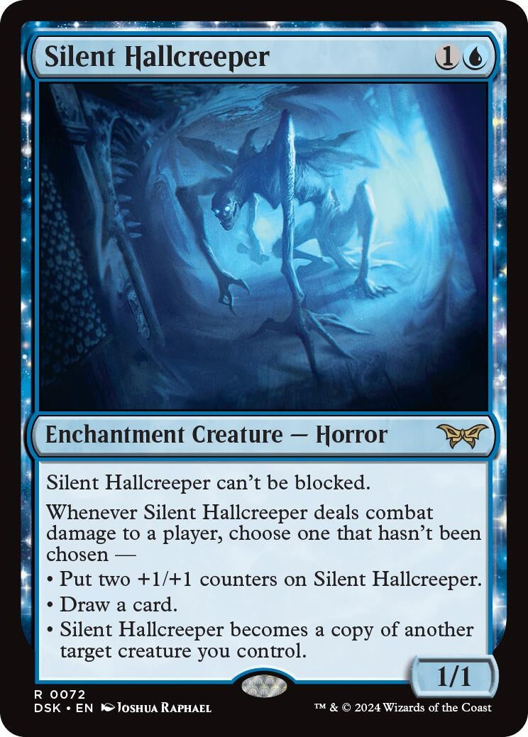 Image for Silent Hallcreeper (72) [Duskmourn: House of Horror] - Magic: The Gathering