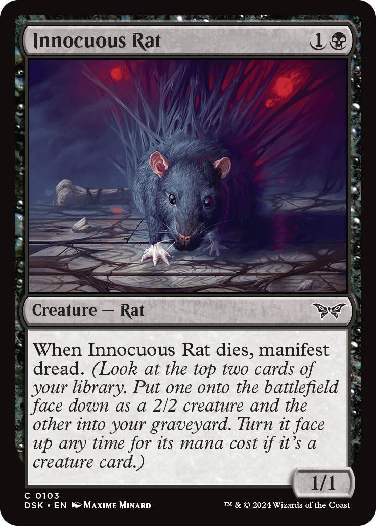 Image for Innocuous Rat (103) [Duskmourn: House of Horror] - Magic: The Gathering