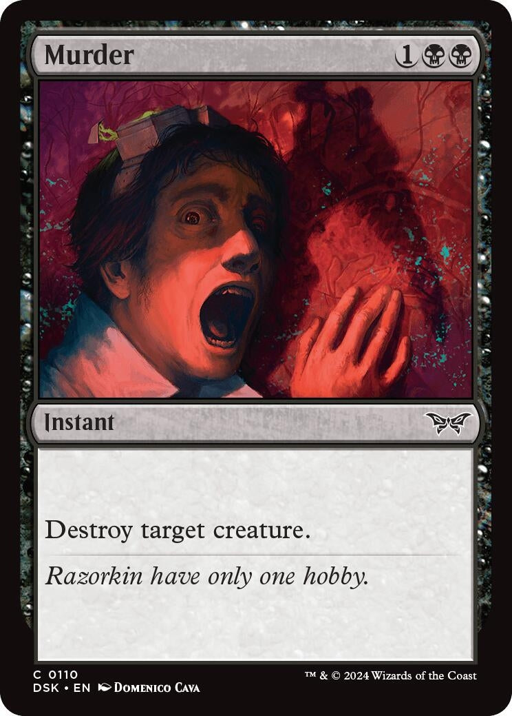Image for Murder (110) [Duskmourn: House of Horror] - Magic: The Gathering