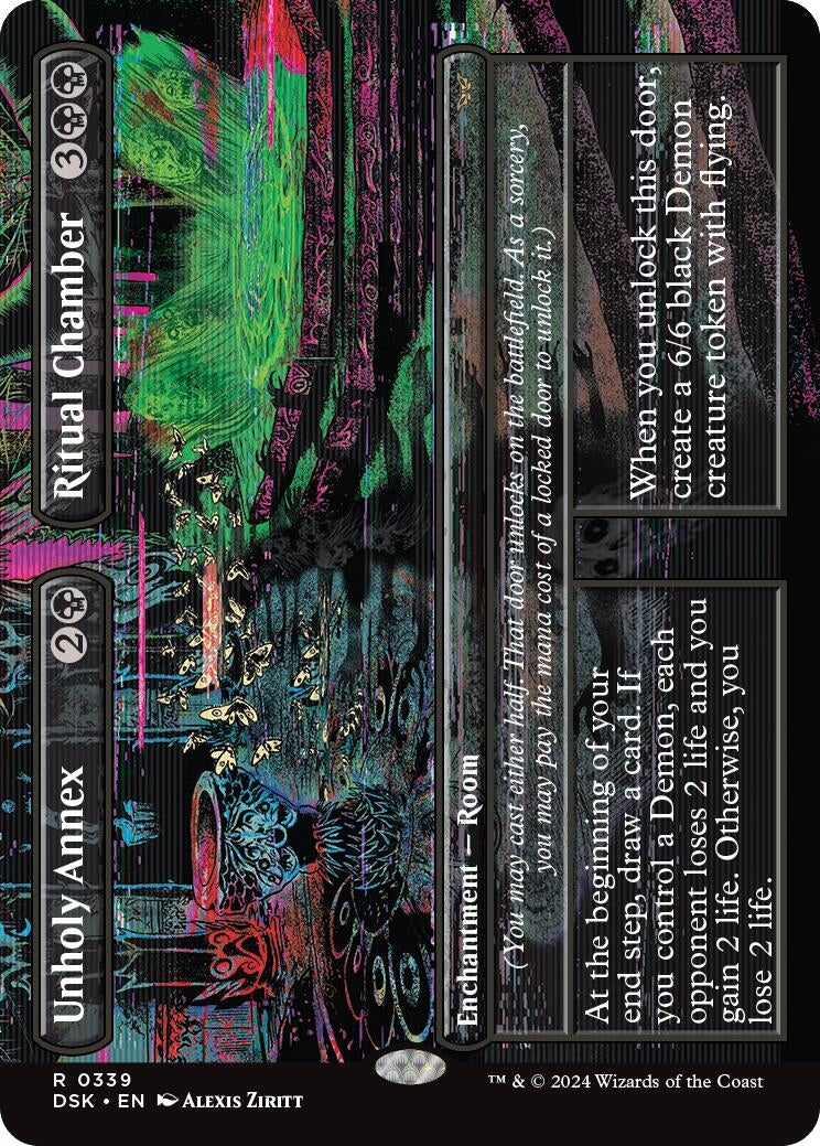 Image for Unholy Annex // Ritual Chamber (Borderless) (339) [Duskmourn: House of Horror] - Magic: The Gathering