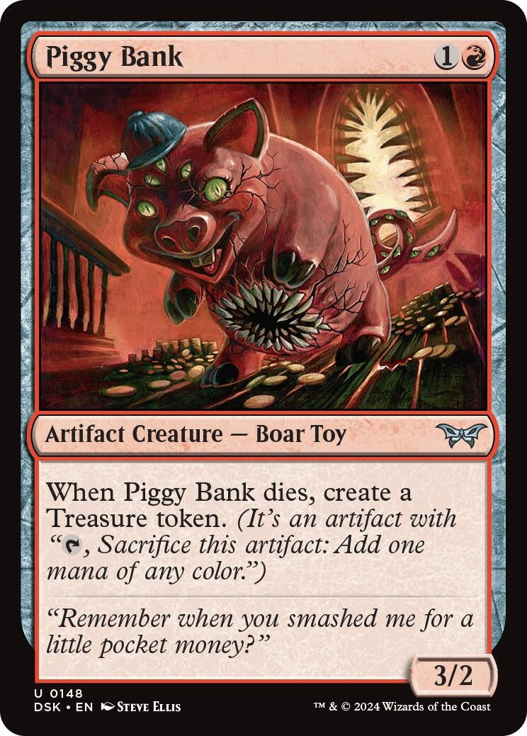 Image for Piggy Bank (148) [Duskmourn: House of Horror] - Magic: The Gathering