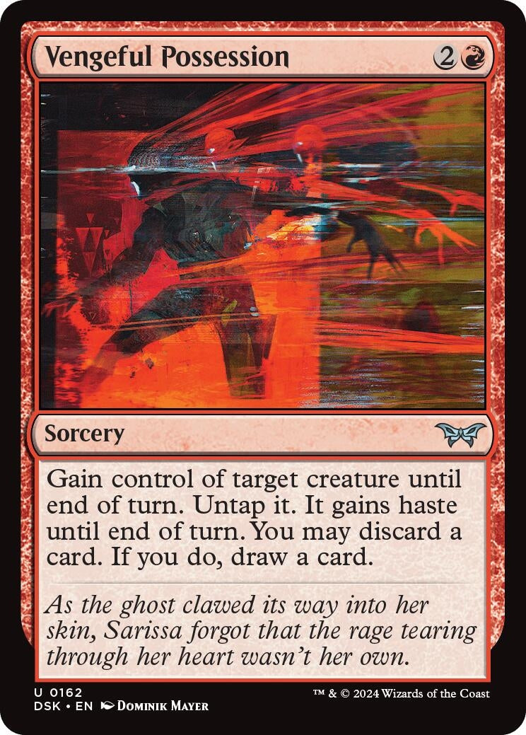 Image for Vengeful Possession (162) [Duskmourn: House of Horror] - Magic: The Gathering
