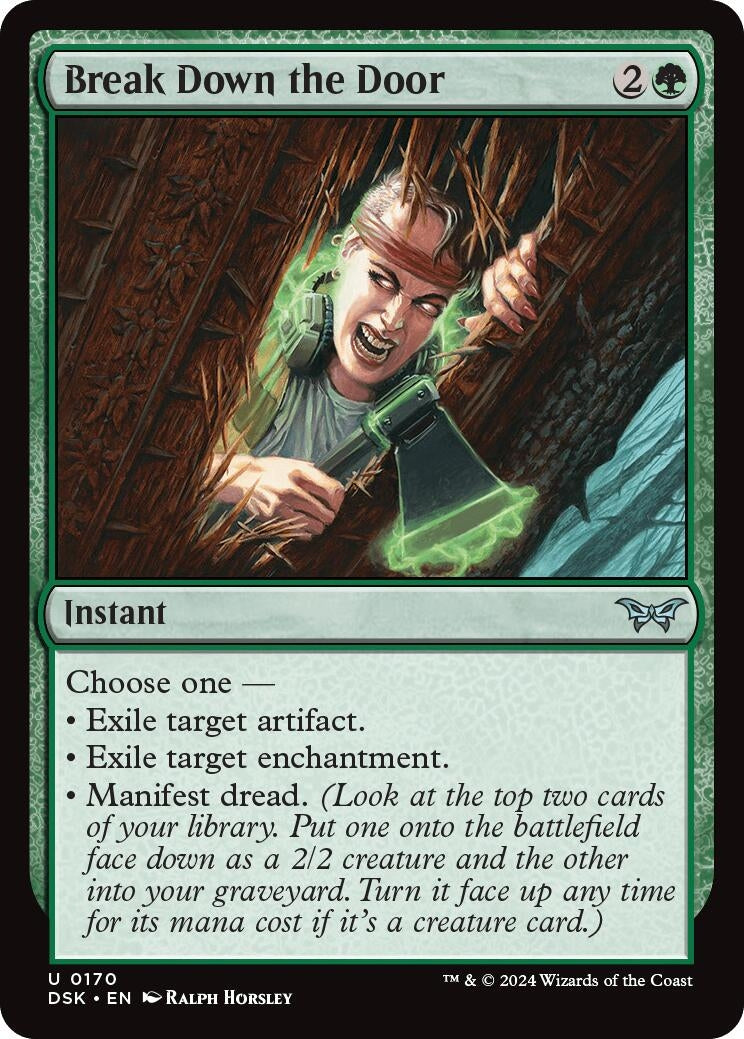 Image for Break Down the Door (170) [Duskmourn: House of Horror] - Magic: The Gathering