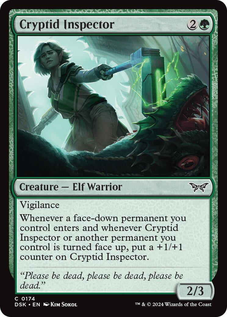 Image for Cryptid Inspector (174) [Duskmourn: House of Horror] - Magic: The Gathering