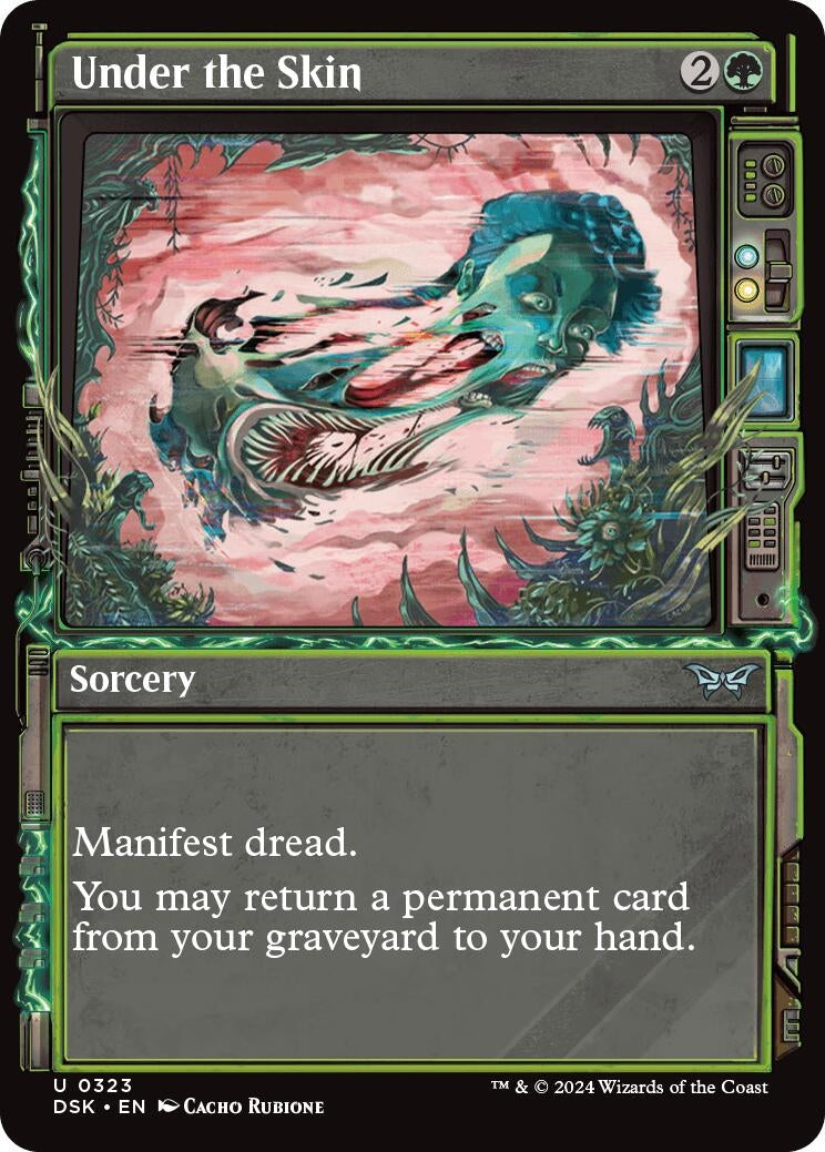 Image for Under the Skin (Showcase) (323) [Duskmourn: House of Horror] - Magic: The Gathering
