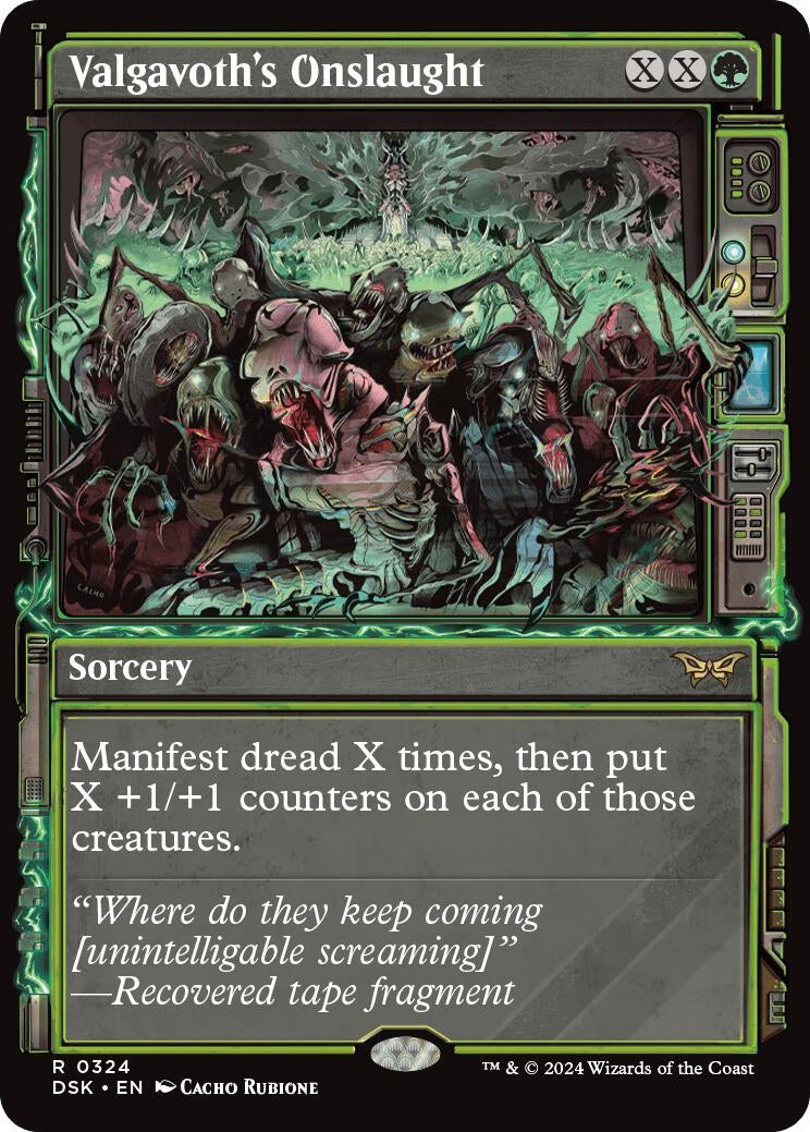 Image for Valgavoth's Onslaught (Showcase) (324) [Duskmourn: House of Horror] - Magic: The Gathering